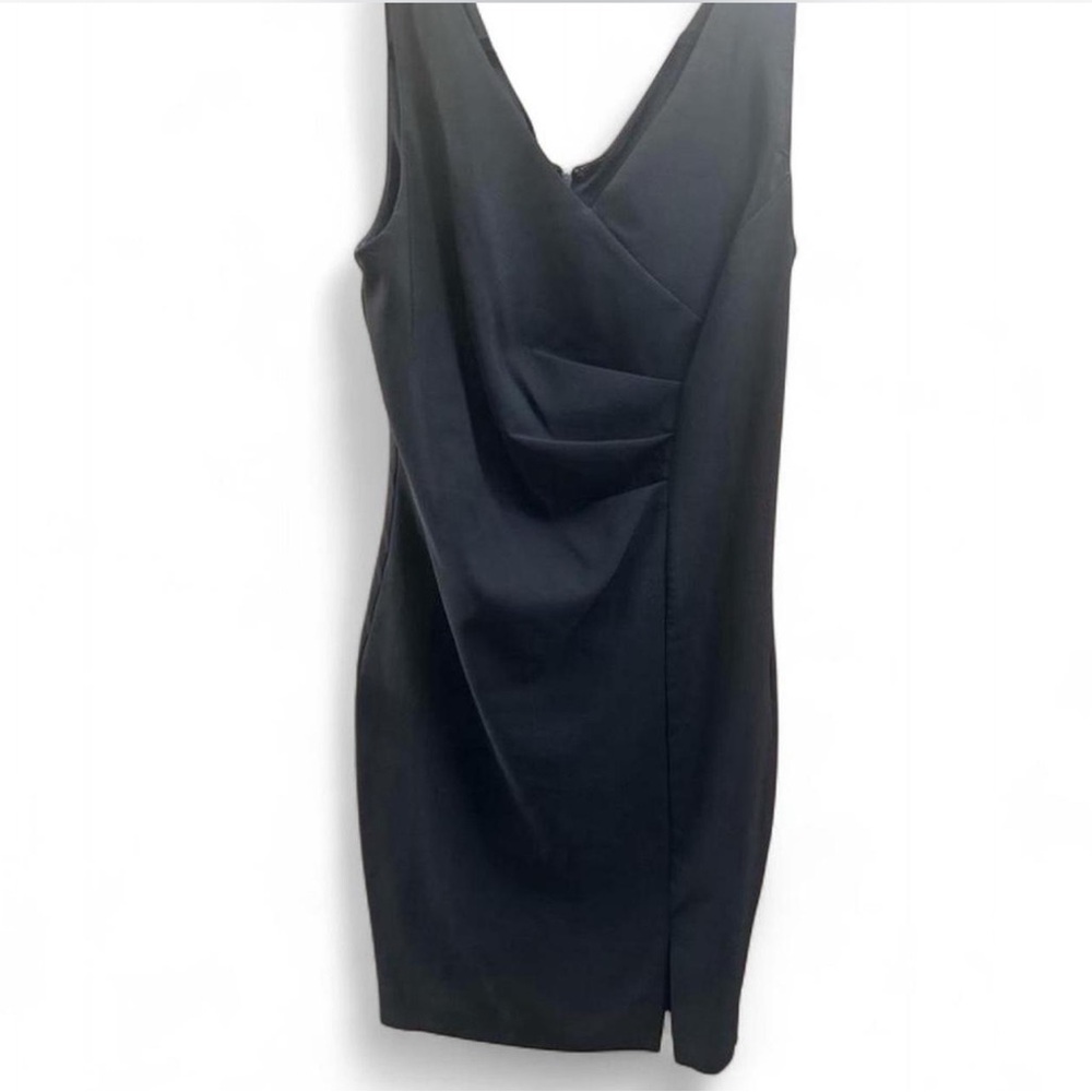 Laundry By Shelli Segal Evening Black Cocktail Midi Dress